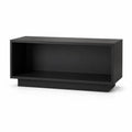 TV Lowboard mit offenem Fach aus MDF 100 x 40 x 55 cm rechteckig schwarz
